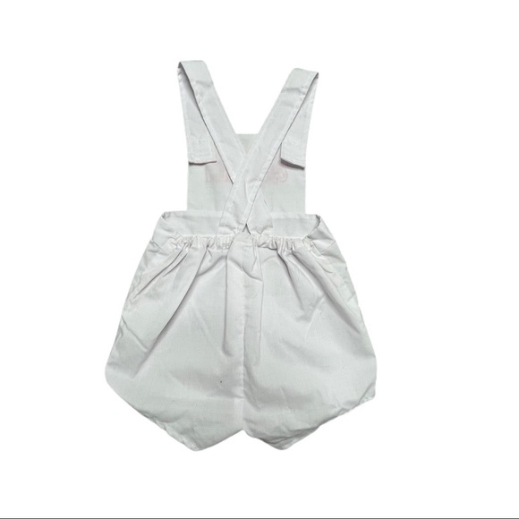 VINTAGE White Captain Shortalls - Picture 2 of 3